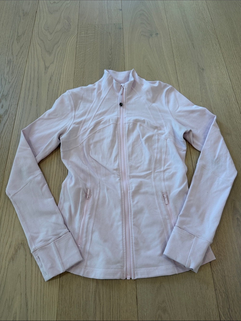 Lululemon Women's Pink Nulu Zip-Front Jacket Size 8